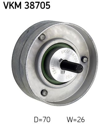Obrázok Vratná/vodiaca kladka rebrovaného klinového remeňa SKF  VKM38705